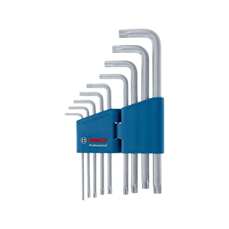 BOSCH Torx kulcs készlet 9 részes T10-T50 S2 (1600A01TH4)