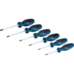 BOSCH Torx csavarhúzó készlet 6 részes S2 (1600A01V09) BOSCH Torx csavarhúzó készlet 6 részes S2 (1600A01V09)