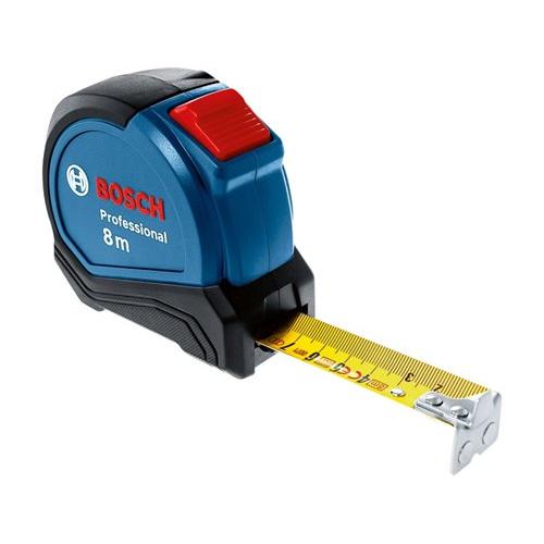 BOSCH Professional mérőszalag 8 m x 27 mm mágneses, kétoldalon skálázott, Autolock (1600A01V3S)