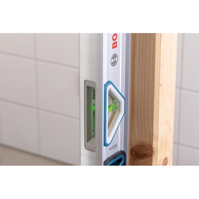 BOSCH Professional vízmérték alu házas 600 mm, tükörlibellás, keskeny (1600A01V3Y)