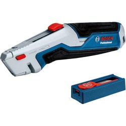 BOSCH Trapézpengés kés visszahúzható pengével + 10 db penge (1600A027M5) BOSCH Trapézpengés kés visszahúzható pengével + 10 db penge (1600A027M5)