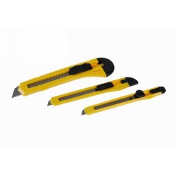 Törhető pengés kés készlet 3 részes (16043F) Törhető pengés kés készlet 3 részes (16043F)