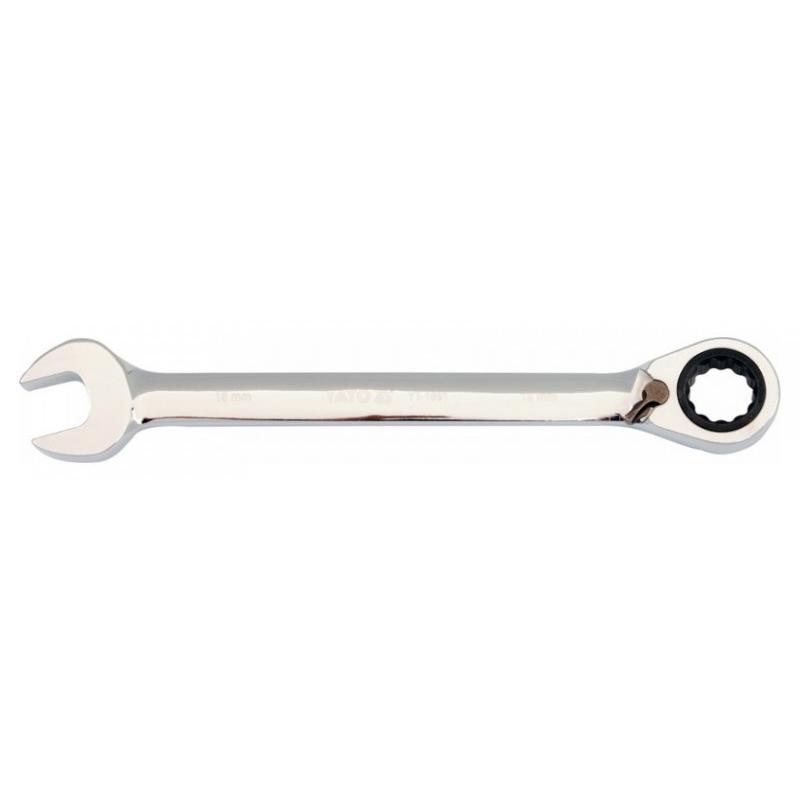 YATO Racsnis irányváltós csillag-villáskulcs 10 mm / 160 mm 72T CrV (YT-1653)