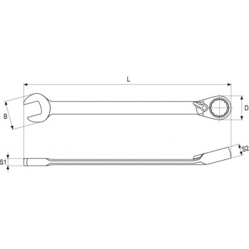 YATO Racsnis irányváltós csillag-villáskulcs 10 mm / 160 mm 72T CrV (YT-1653)