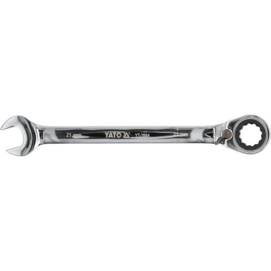 YATO Racsnis irányváltós csillag-villáskulcs 21 mm / 290 mm 72T CrV (YT-1664) YATO Racsnis irányváltós csillag-villáskulcs 21 mm / 290 mm 72T CrV (YT-1664)