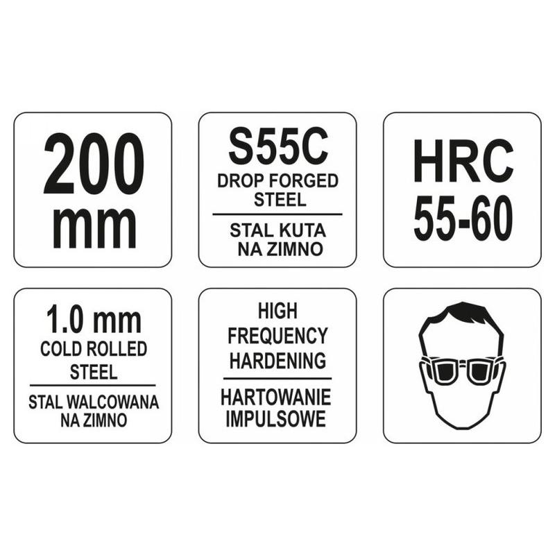 YATO Lemezvágó olló 200 mm egyenes (YT-1963)
