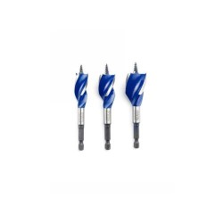 IRWIN Fafúró készlet 3 részes 100 mm bit Blue Groove 6x (1922006) IRWIN Fafúró készlet 3 részes 100 mm bit Blue Groove 6x (1922006)