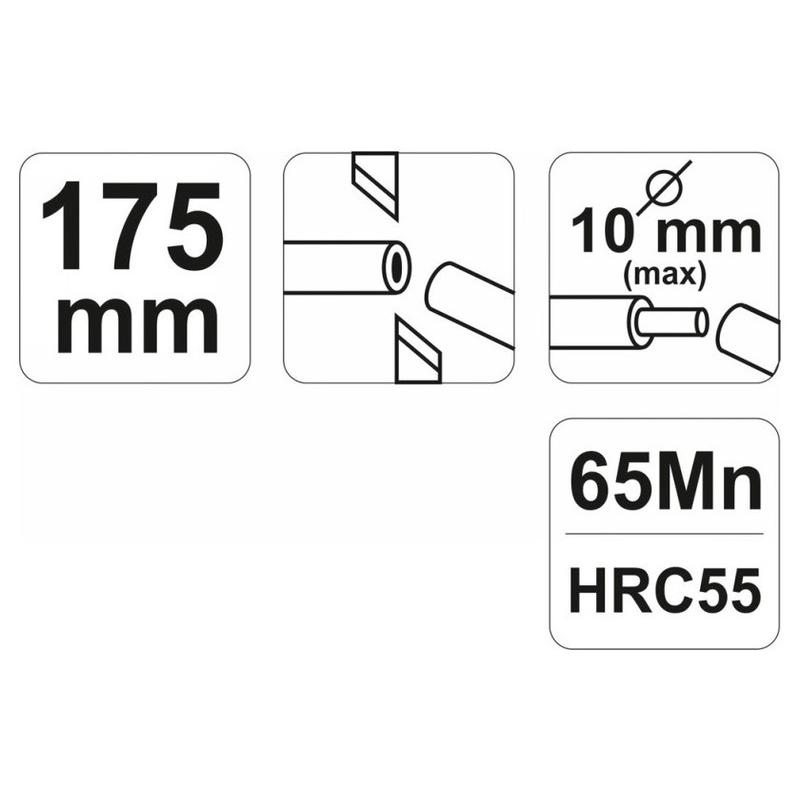 YATO Kábelvágó és blankoló fogó 175 mm/10 mm/0,5-6 mm2 automata (YT-2268)