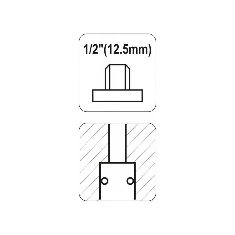 YATO Pneumatikus gyorscsatlakozó 1/2' menetes (YT-2392)