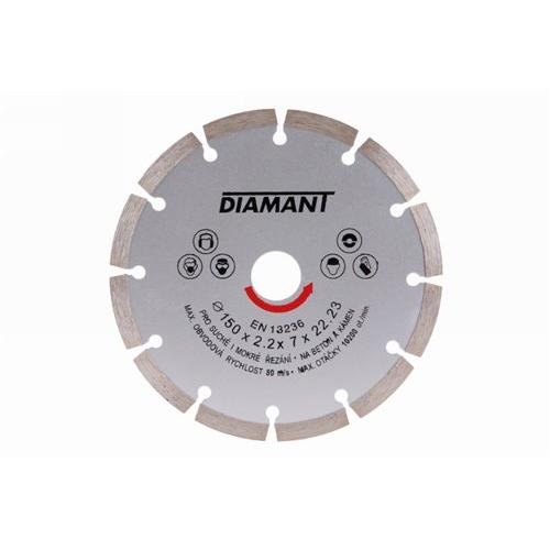 DIAMANT Gyémánt vágókorong 150 x 2,2 x 7,0 x 22,2 mm szegmentált (21115F)