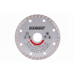 DIAMANT Gyémánt vágókorong 115 x 1,8 x 7,0 x 22,2 mm turbo (21135F)