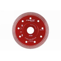 FESTA Gyémánt vágókorong 115 x 1,4 x 22,2 mm turbo (21200F) FESTA Gyémánt vágókorong 115 x 1,4 x 22,2 mm turbo (21200F)