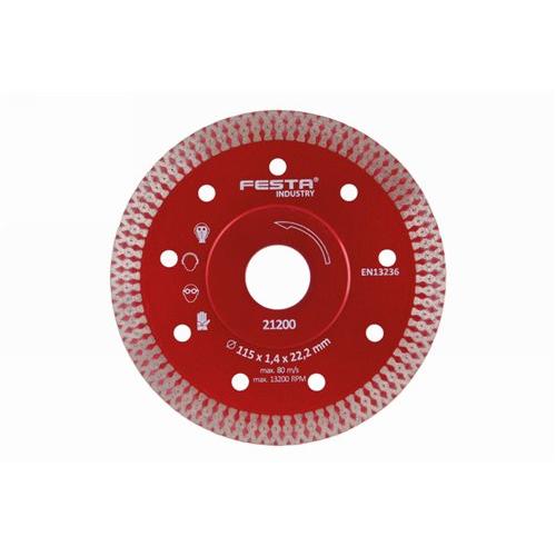 FESTA Gyémánt vágókorong 115 x 1,4 x 22,2 mm turbo (21200F)