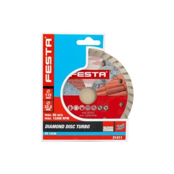 FESTA Gyémánt vágókorong 115 x 2,2 x 22,2 mm turbo (21411F)