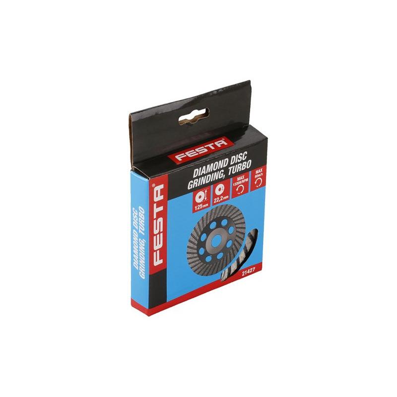 FESTA Gyémánt fazékkorong 125 x 22,2 mm turbo (21427F)