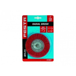 FESTA Csapos körkefe 100 mm nylon (21937F) FESTA Csapos körkefe 100 mm nylon (21937F)