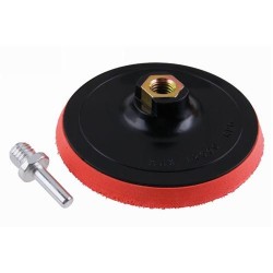 FESTA Tépőzáras gumitányér 125 mm M14 + 8 mm csapos adapter (22063F) FESTA Tépőzáras gumitányér 125 mm M14 + 8 mm csapos adapter (22063F)