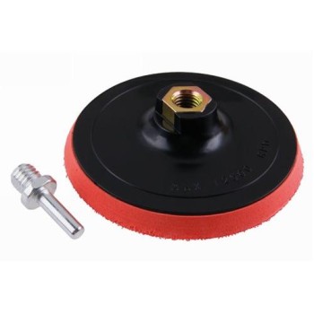 FESTA Tépőzáras gumitányér 125 mm M14 + 8 mm csapos adapter (22063F)