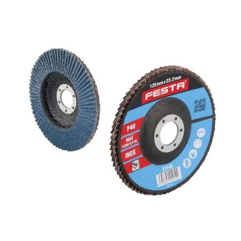 FESTA Lamellás csiszolókorong 125 x 22,2 mm / P40 inox (22145F)