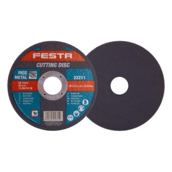 FESTA Vágókorong fémre 115 x 1,0 x 22,2 mm (22211F)