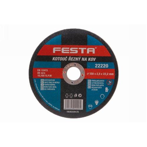 FESTA Vágókorong fémre 150 x 2,5 x 22,2 mm (22220F)