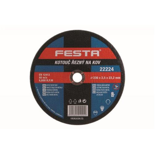 FESTA Vágókorong fémre 230 x 2,5 x 22,2 mm (22224F)