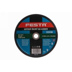 FESTA Vágókorong kőre 230 x 2,5 x 22,2 mm (22238F) FESTA Vágókorong kőre 230 x 2,5 x 22,2 mm (22238F)