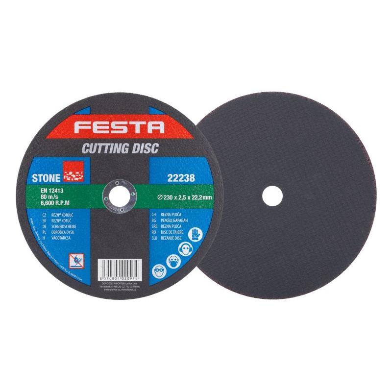 FESTA Vágókorong kőre 230 x 2,5 x 22,2 mm (22238F)