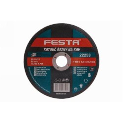FESTA Vágókorong fémre 150 x 1,6 x 22,2 mm (22253F) FESTA Vágókorong fémre 150 x 1,6 x 22,2 mm (22253F)