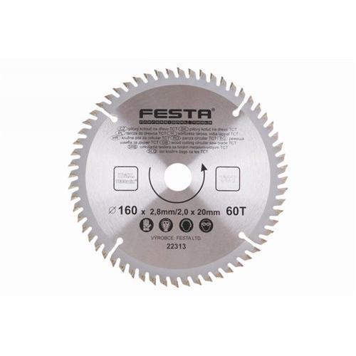 FESTA Fűrésztárcsa fához 160 x 20 x 2,0 mm / 60T (22313F)