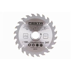 FESTA Fűrésztárcsa fához 180 x 30 x 2,2 mm / 24T (22315F) FESTA Fűrésztárcsa fához 180 x 30 x 2,2 mm / 24T (22315F)