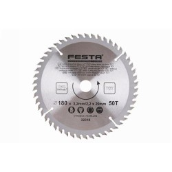 FESTA Fűrésztárcsa fához 180 x 20 x 2,2 mm / 50T (22318F) FESTA Fűrésztárcsa fához 180 x 20 x 2,2 mm / 50T (22318F)