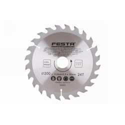 FESTA Fűrésztárcsa fához 200 x 30 x 2,2 mm / 24T (22322F) FESTA Fűrésztárcsa fához 200 x 30 x 2,2 mm / 24T (22322F)
