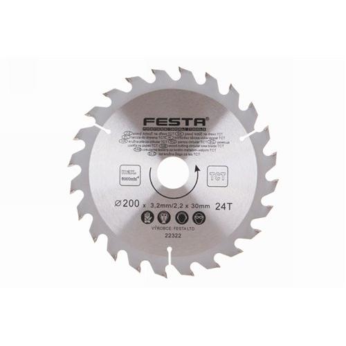 FESTA Fűrésztárcsa fához 200 x 30 x 2,2 mm / 24T (22322F)