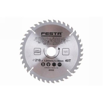 FESTA Fűrésztárcsa fához 210 x 30 x 2,2 mm / 40T (22332F) FESTA Fűrésztárcsa fához 210 x 30 x 2,2 mm / 40T (22332F)