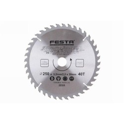 FESTA Fűrésztárcsa fához 250 x 30 x 2,2 mm / 40T (22335F) FESTA Fűrésztárcsa fához 250 x 30 x 2,2 mm / 40T (22335F)