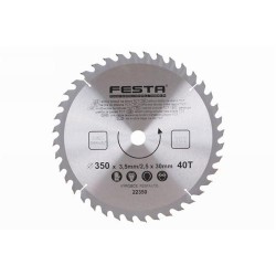 FESTA Fűrésztárcsa fához 350 x 30 x 2,5 mm / 40T (22350F) FESTA Fűrésztárcsa fához 350 x 30 x 2,5 mm / 40T (22350F)