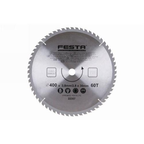 FESTA Fűrésztárcsa fához 400 x 30 x 2,8 mm / 60T (22357F)