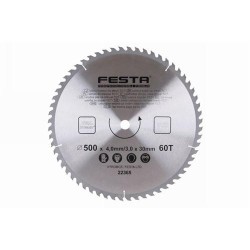 FESTA Fűrésztárcsa fához 500 x 30 x 3,0 mm / 60T (22365F) FESTA Fűrésztárcsa fához 500 x 30 x 3,0 mm / 60T (22365F)