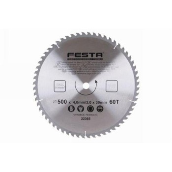FESTA Fűrésztárcsa fához 500 x 30 x 3,0 mm / 60T (22365F) FESTA Fűrésztárcsa fához 500 x 30 x 3,0 mm / 60T (22365F)