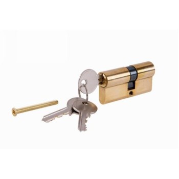 Zárbetét 65 mm 3 kulcsos biztonsági Nikkel (23001F)