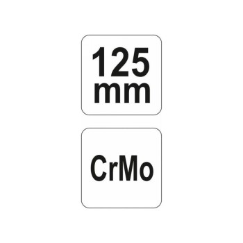YATO Ívelt önzáró fogó 125 mm CrMo (YT-2449)