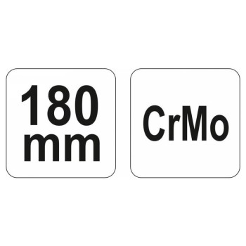 YATO Ívelt önzáró fogó 180 mm CrMo (YT-2450) YATO Ívelt önzáró fogó 180 mm CrMo (YT-2450)