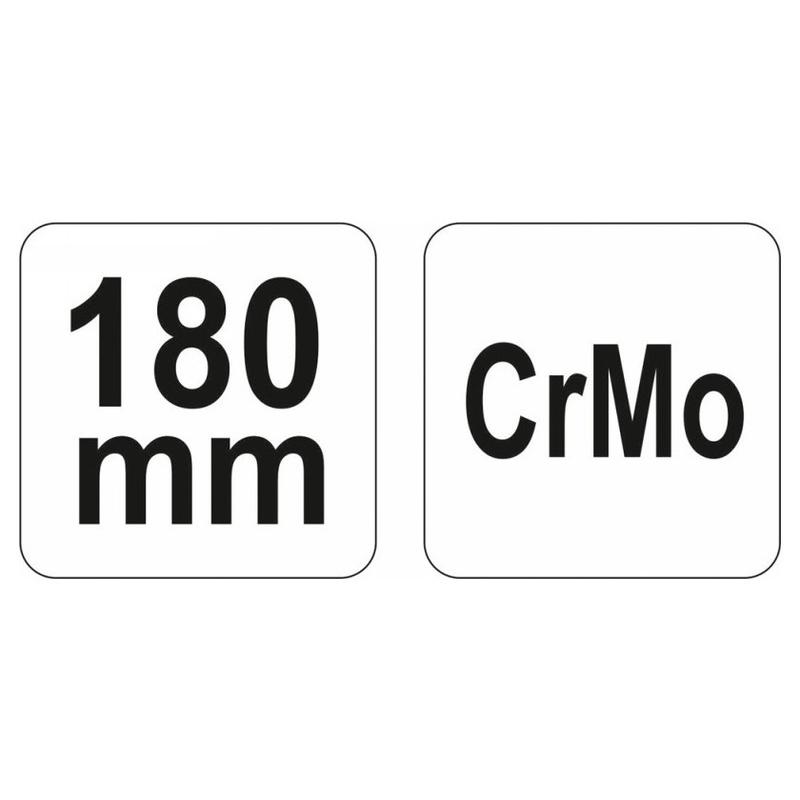 YATO Ívelt önzáró fogó 180 mm CrMo (YT-2450) YATO Ívelt önzáró fogó 180 mm CrMo (YT-2450)