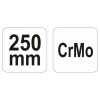 YATO Ívelt önzáró fogó 250 mm CrMo (YT-2451)