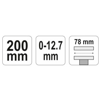 YATO Lapos önzáró fogó 200 mm (YT-2463)