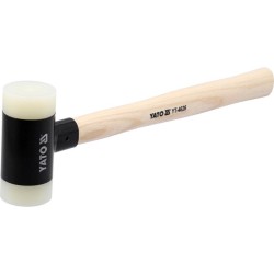 YATO Műanyag kalapács 490 g visszarúgásmentes fehér műanyag (YT-4626) YATO Műanyag kalapács 490 g visszarúgásmentes fehér műanyag (YT-4626)