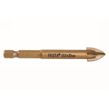 FESTA Üveg- és csempefúrószár 12 mm bit befogású (24785F)
