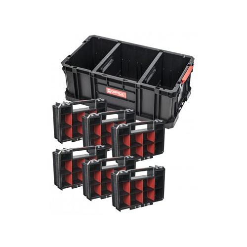 QBRICK SYSTEM TWO Szerszámosláda FLEX 200 + 6 db organiser multi (251613) QBRICK SYSTEM TWO Szerszámosláda FLEX 200 + 6 db organiser multi (251613)