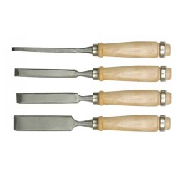 Favéső készlet 4 részes fa nyéllel barkács (25500) Favéső készlet 4 részes fa nyéllel barkács (25500)